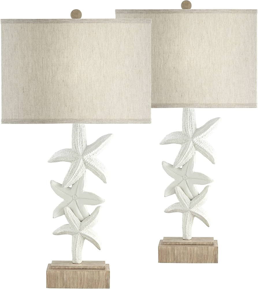 kathy ireland Seastar Sonata Coastal Table Lamps Set of 2 | Amazon (US)