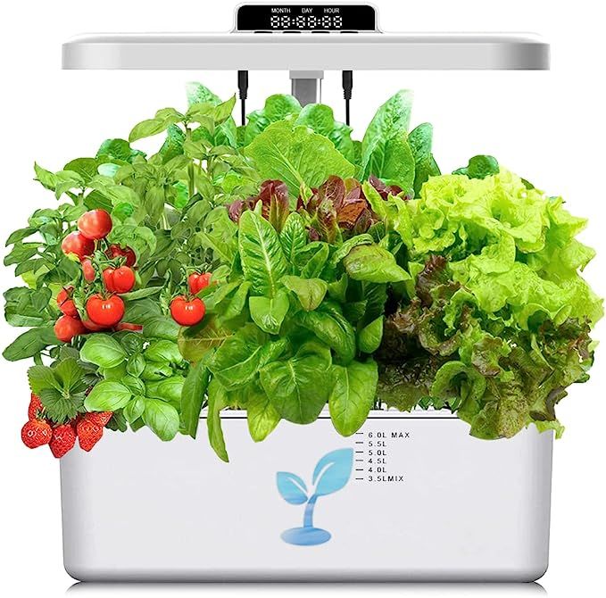 Hydroponics Growing System,Aiwaylar Indoor Gardening System,Indoor Herb Garden Kit with Grow Ligh... | Amazon (US)