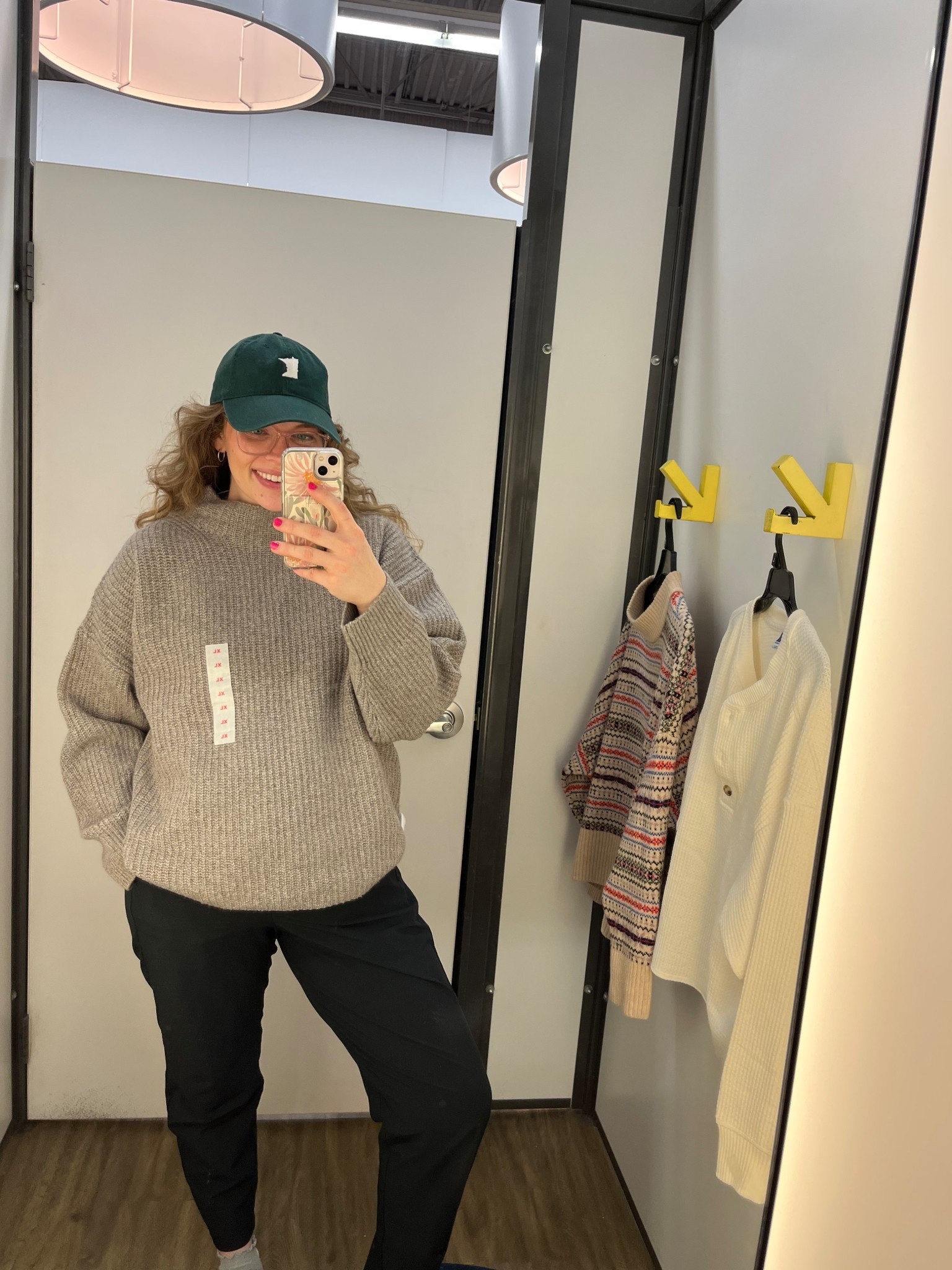 Vibing with this top! LOOOVED the color! 