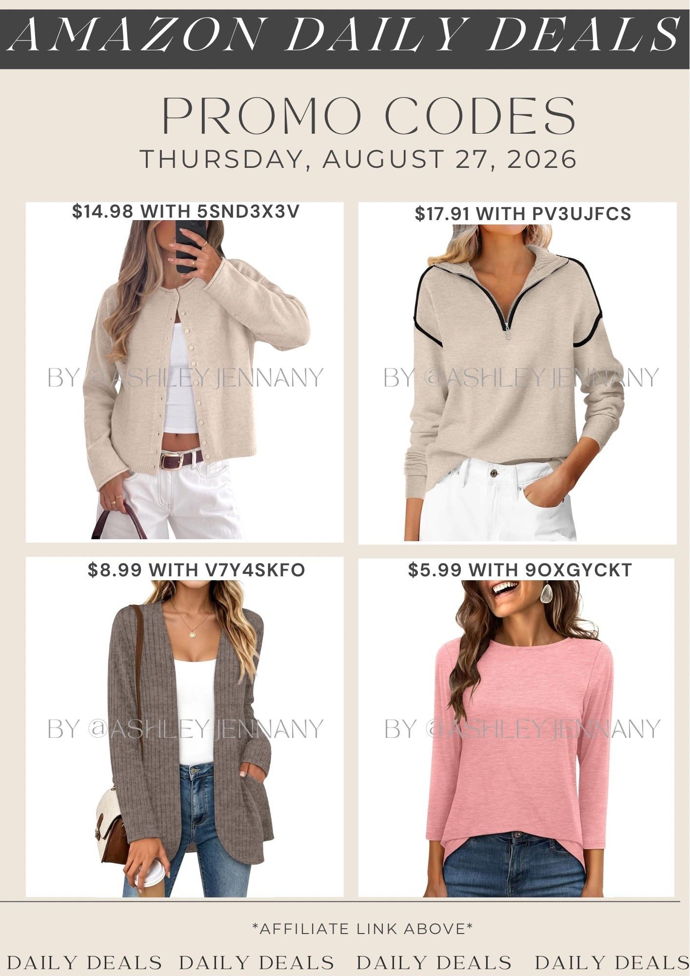Amazon deals

#LTKMidsize #LTKSaleAlert #LTKSeasonal