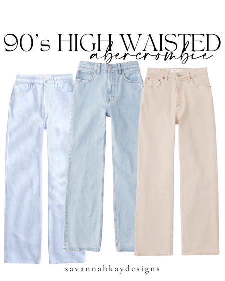 90’s high waisted jeans from @abercrombie are some of my favorites! Great fit and super flattering! The beige pair is even on sale and how cute are the striped pair?

#abercrombie #jeans #90s #highwaisted #denimm

#LTKSaleAlert #LTKStyleTip #LTKFindsUnder100