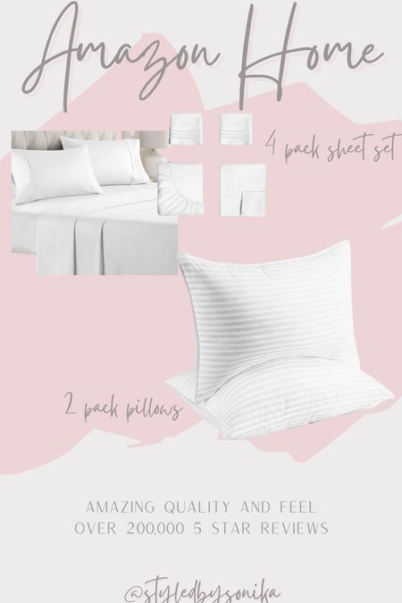 Amazon home
Sheets
Bedding
Pillows
Bed


#LTKfamily #LTKhome #LTKsalealert