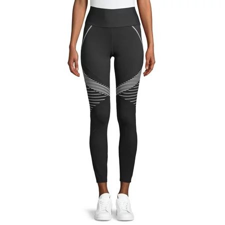 Avia Women's Active Performance Flex Tech Bold Stripe Leggings | Walmart (US)