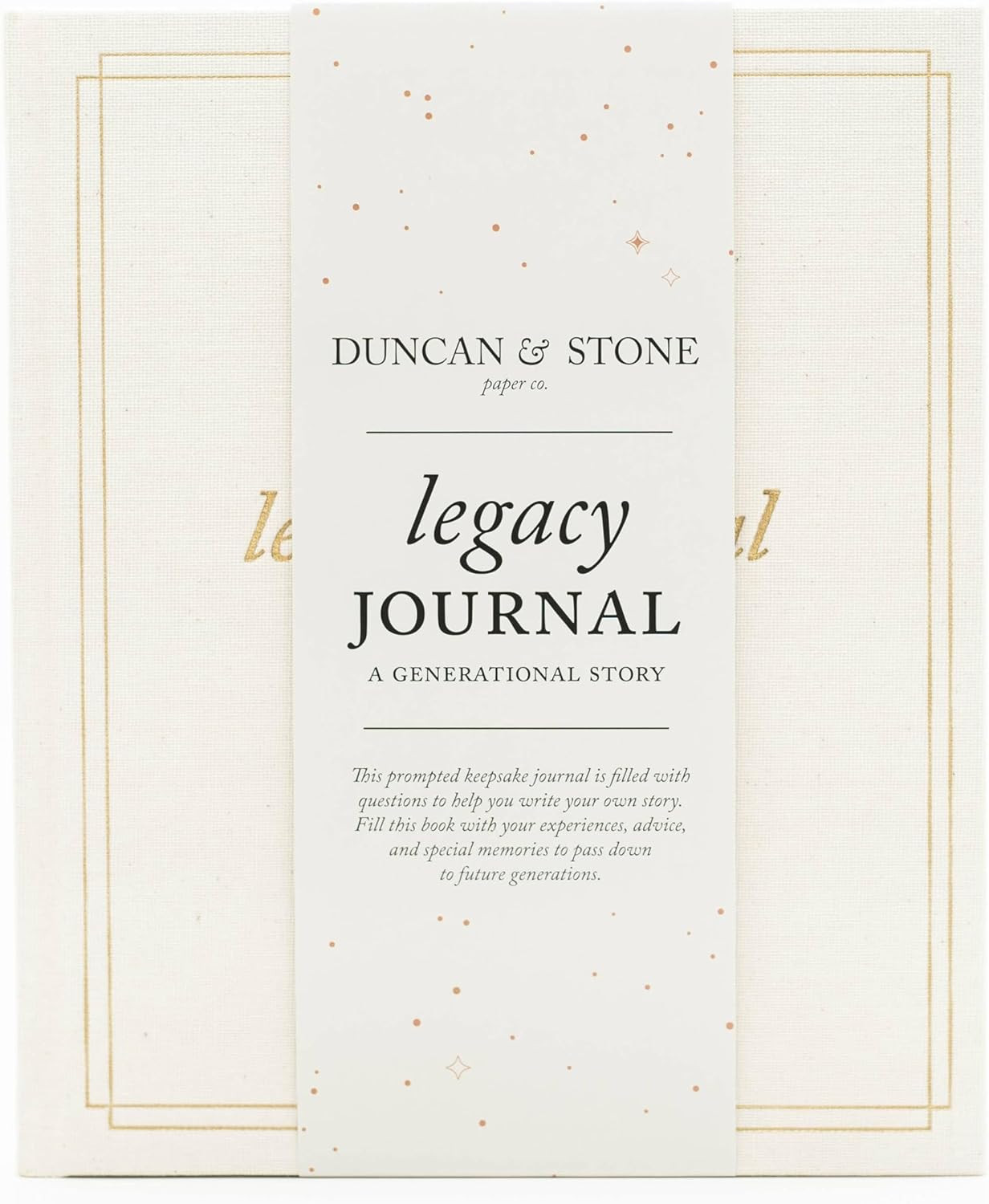 Grandparents Legacy Journal (Ivory, 85 Pages) by Duncan & Stone - Memory Journal for Grandparents... | Amazon (US)