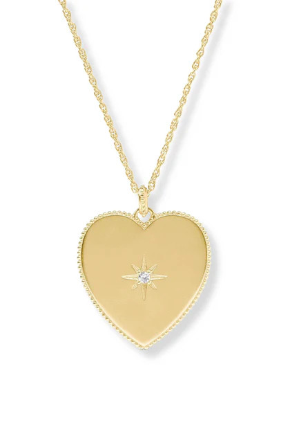 Julie Vos Heart Cubic Zirconia Necklace | The Willow Tree