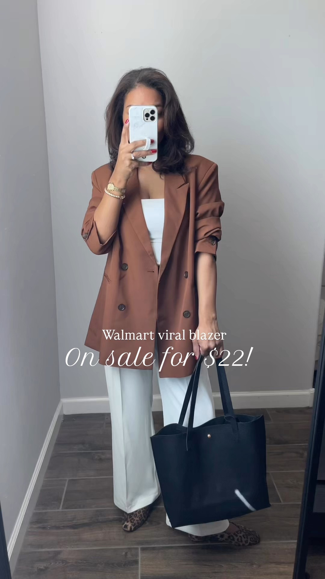 Walmart viral blazer is on sale for $22! I wear a size medium for a more oversized fit 

#LTKFindsUnder50 #LTKSaleAlert #LTKFindsUnder100