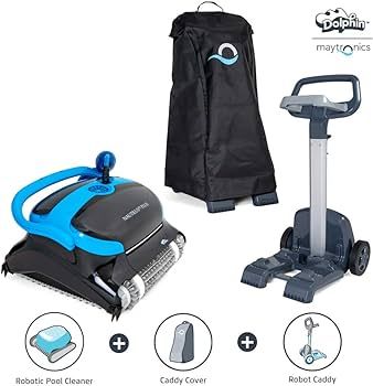 Dolphin Nautilus CC Plus Robotic Pool Vacuum Cleaner with Universal Caddy and Classic Caddy Cover... | Amazon (US)