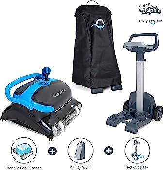 Dolphin Nautilus CC Plus Robotic Pool Vacuum Cleaner with Universal Caddy and Classic Caddy Cover... | Amazon (US)