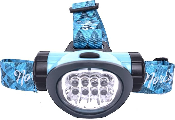 Noreast Outdoors LED Headlamp – 8 LED Lights, 3 Modes - Backyard, Camping, Hiking Headlamp (Aqu... | Amazon (US)