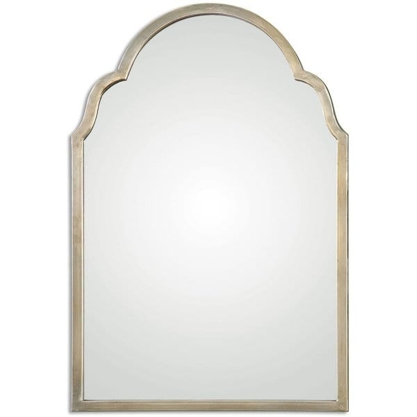 Uttermost Brayden Petite Silver Arch Decorative Wall Mirror | Bed Bath & Beyond