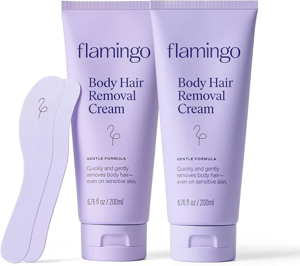 Flamingo Women's Body Hair Removal Cream - (2 Pack) 6.76 fl oz - Removes Hair from Legs, Arms, Un... | Amazon (US)