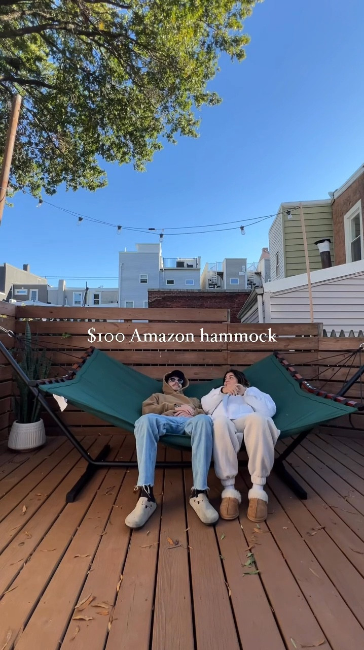 Love this hammock from amazon! Was looking for one for the backyard and ended up with this one since it has a stand & can easily be moved around. Around $100

#LTKHome #LTKSeasonal #LTKStyleTip