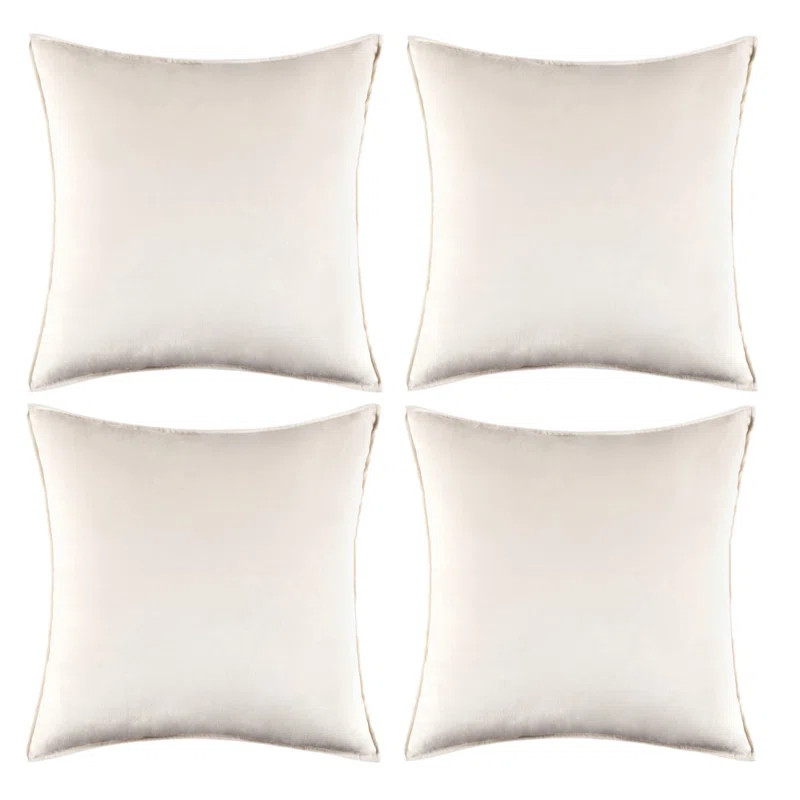 Velvet Pillow Cover (Set of 4) | Wayfair North America