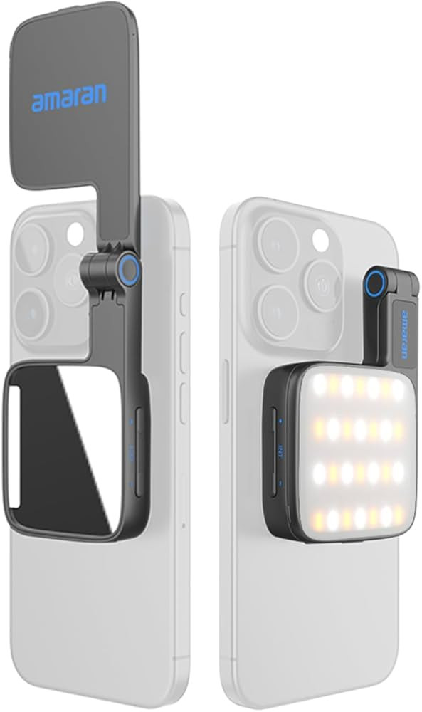 amaran Go Compatible with MagSafe Mini Phone Light,Rechargeable Portable Mirror LED Phone Light f... | Amazon (US)