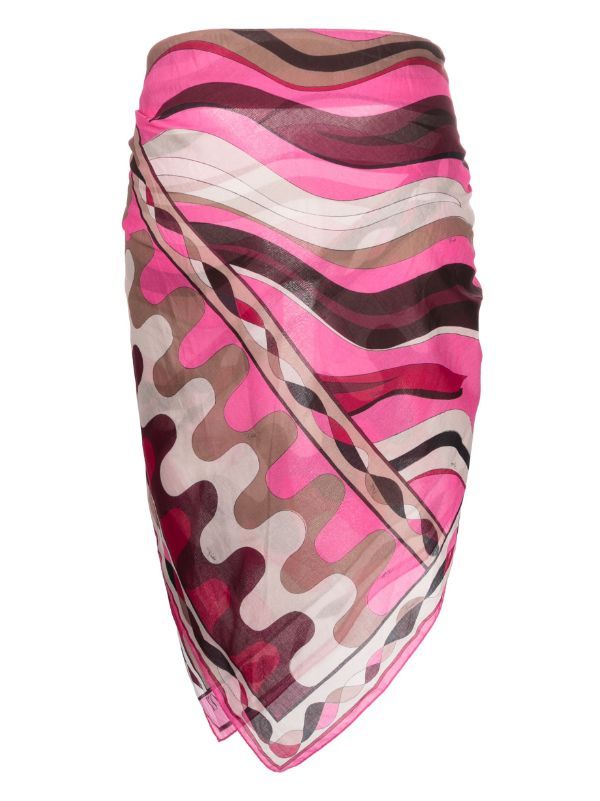 geometric swirl-print sarong | Farfetch Global