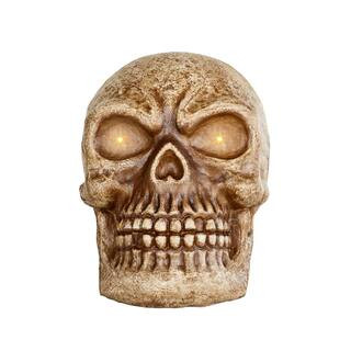 30 in. LED Haunted Skull | The Home Depot