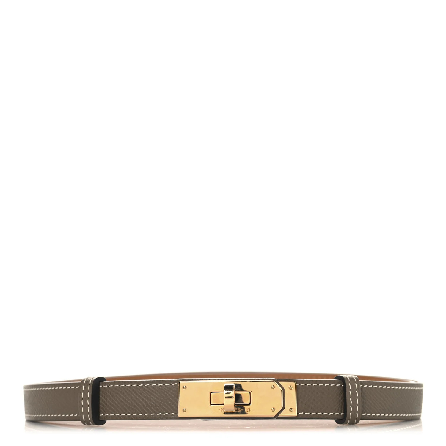 Hermes Epsom Kelly Belt Etoupe 1719769 | FASHIONPHILE (US)