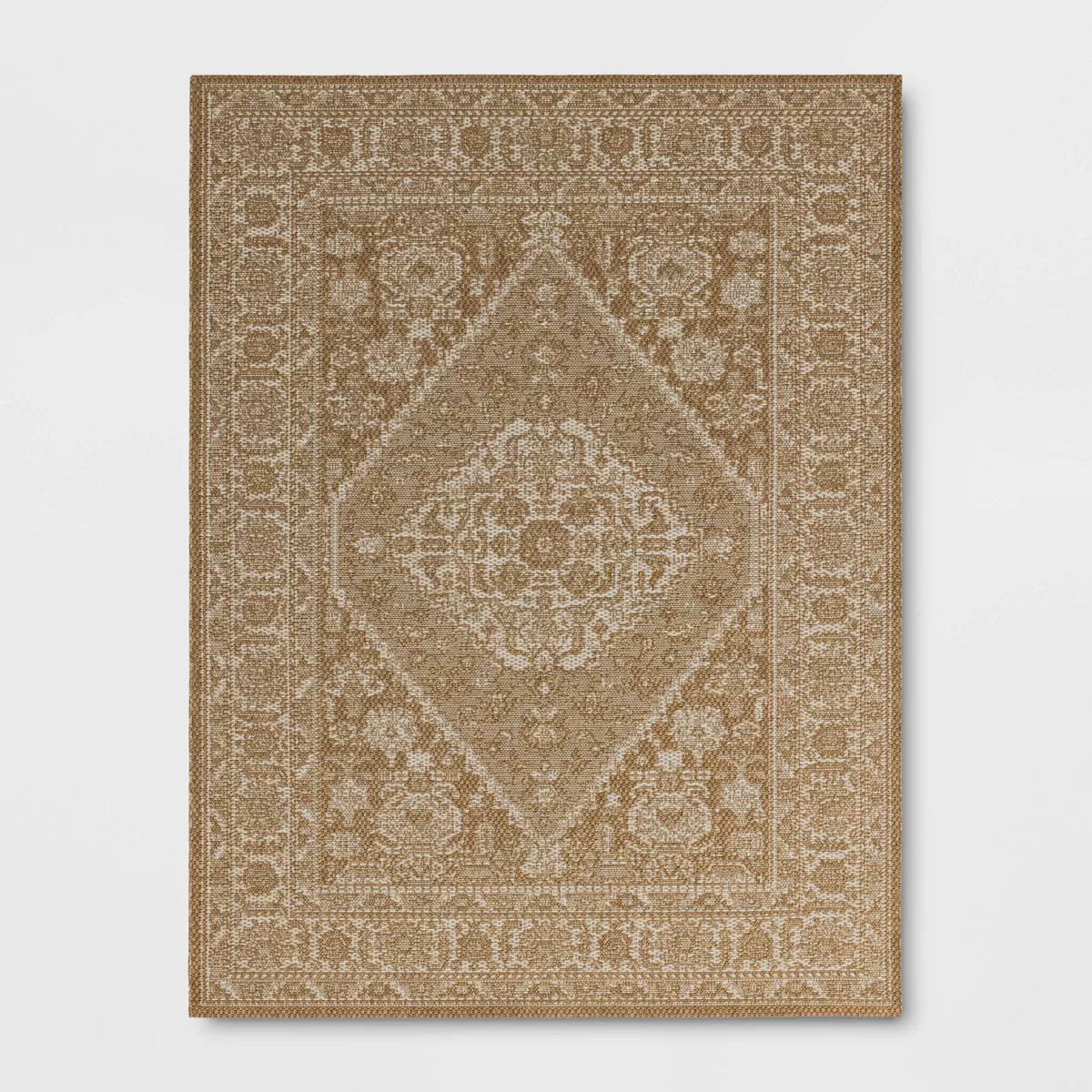 Persian Rectangular Flat Woven Outdoor Area Rug Beige - Threshold™ | Target