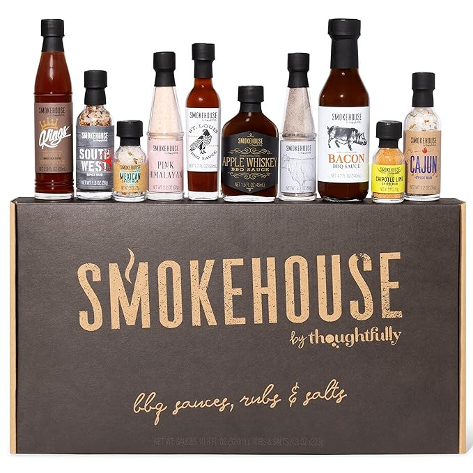 Smokehouse by Thoughtfully, Ultimate BBQ Sampler Set, Vegan and Vegetarian, Includes a Variety of... | Amazon (US)