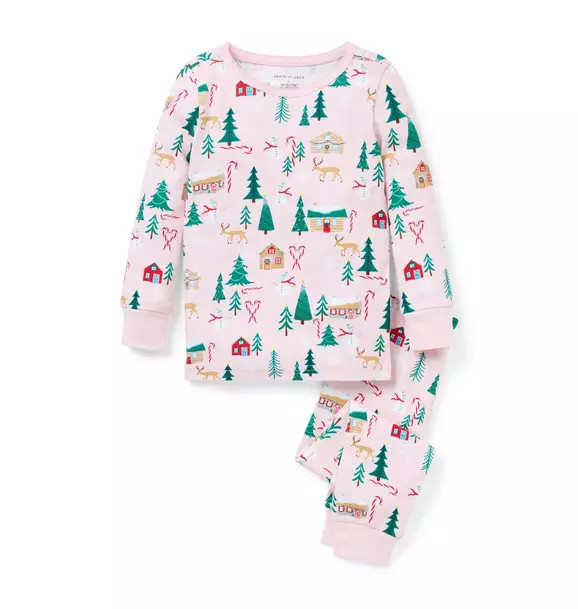 Good Night Pajama In Holiday Village | Janie and Jack