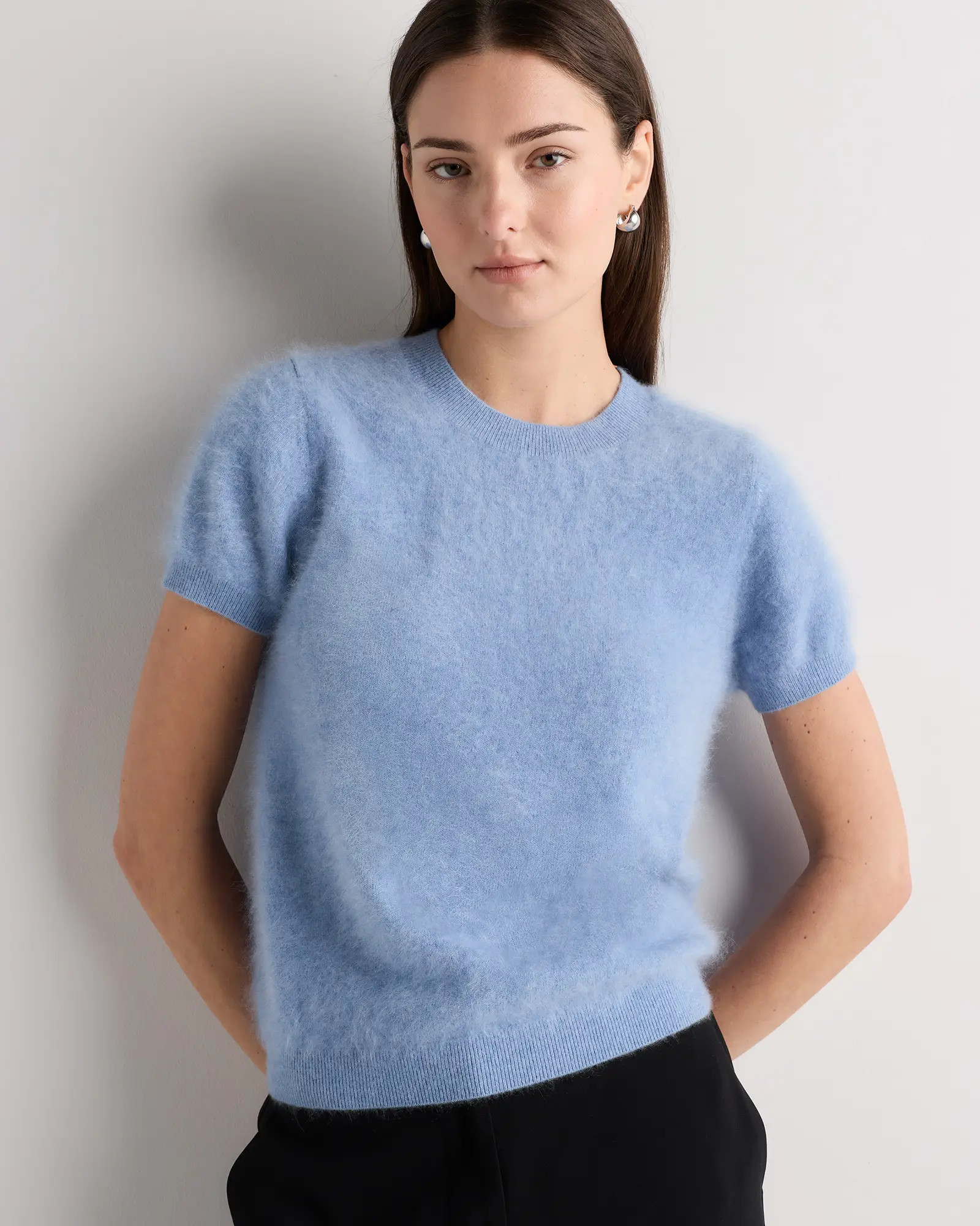 Women's Brushed Cashmere Tee | Quince