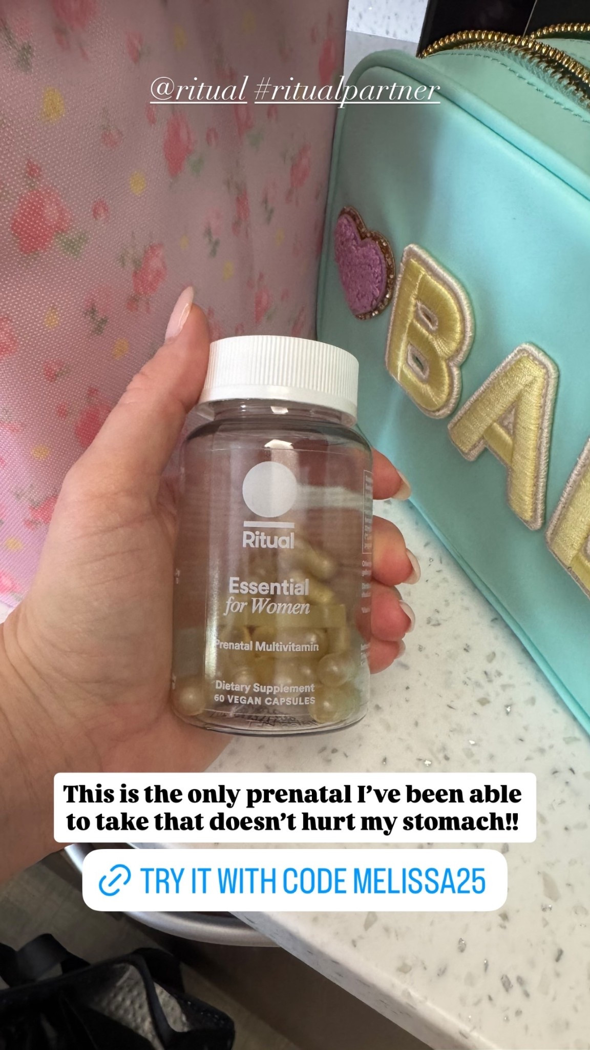 This is the only prenatal I’ve been able to take that doesn’t hurt my stomach!! @ritual #ritualpartner 

Women’s vitamins 
Prenatal vitamins 

#LTKBaby #LTKBump