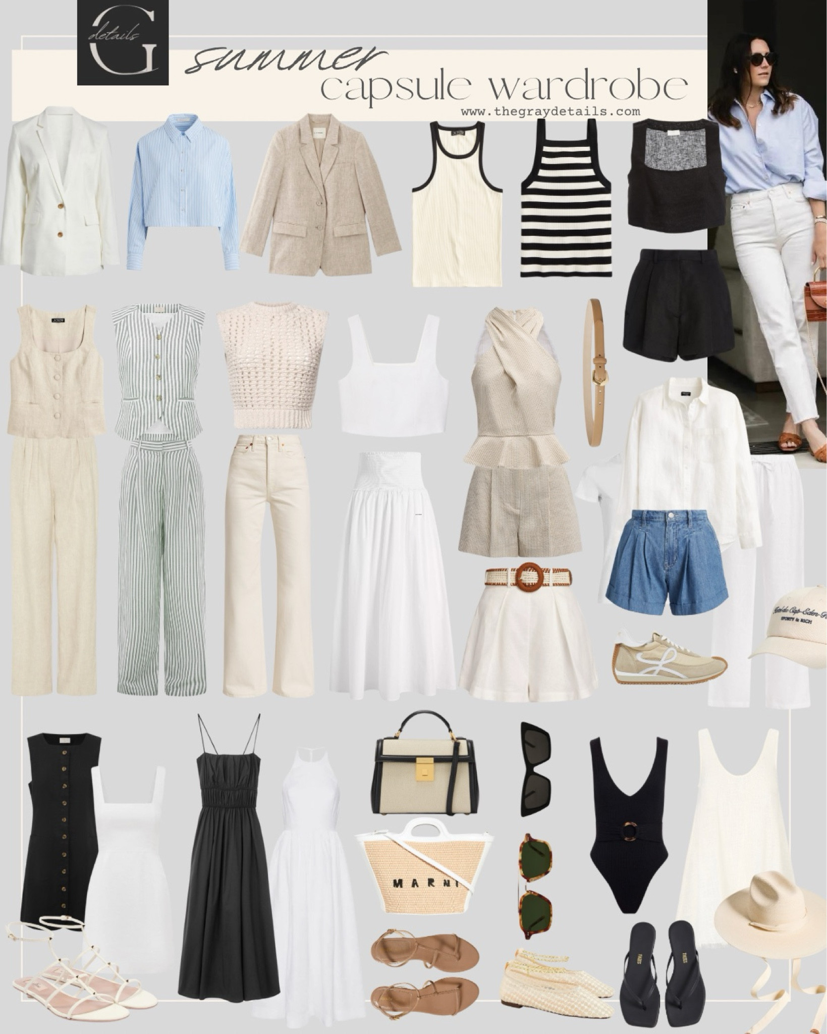Summer capsule wardrobe. For all styles go to the product set “summer capsule” 

#LTKStyleTip #LTKItBag #LTKOver40