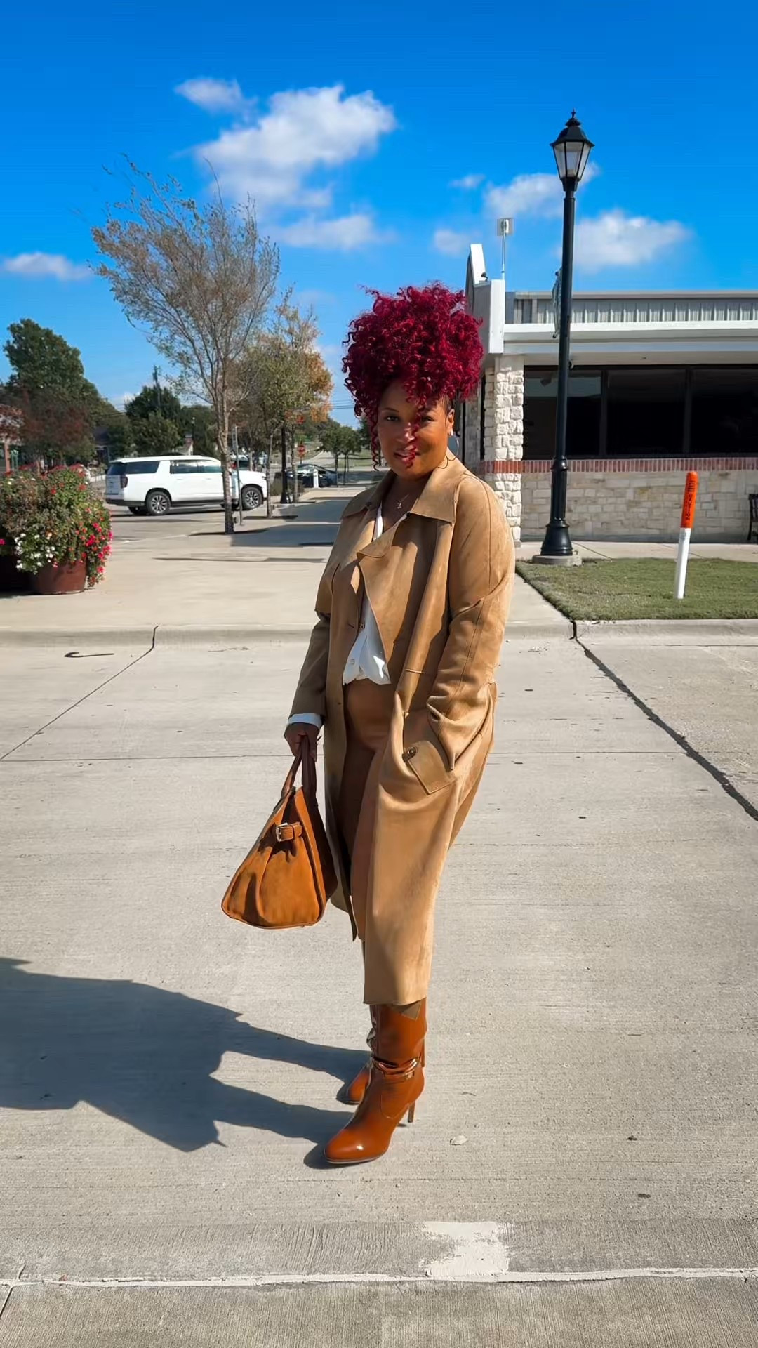 suede brown trench + suede pants with knee high boots 


#LTKWorkwear #LTKItBag #LTKShoeCrush