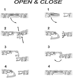 PAVOI 14K Gold Plated 3mm Cubic Zirconia Classic Tennis Bracelet | Gold Bracelets for Women | Siz... | Amazon (US)