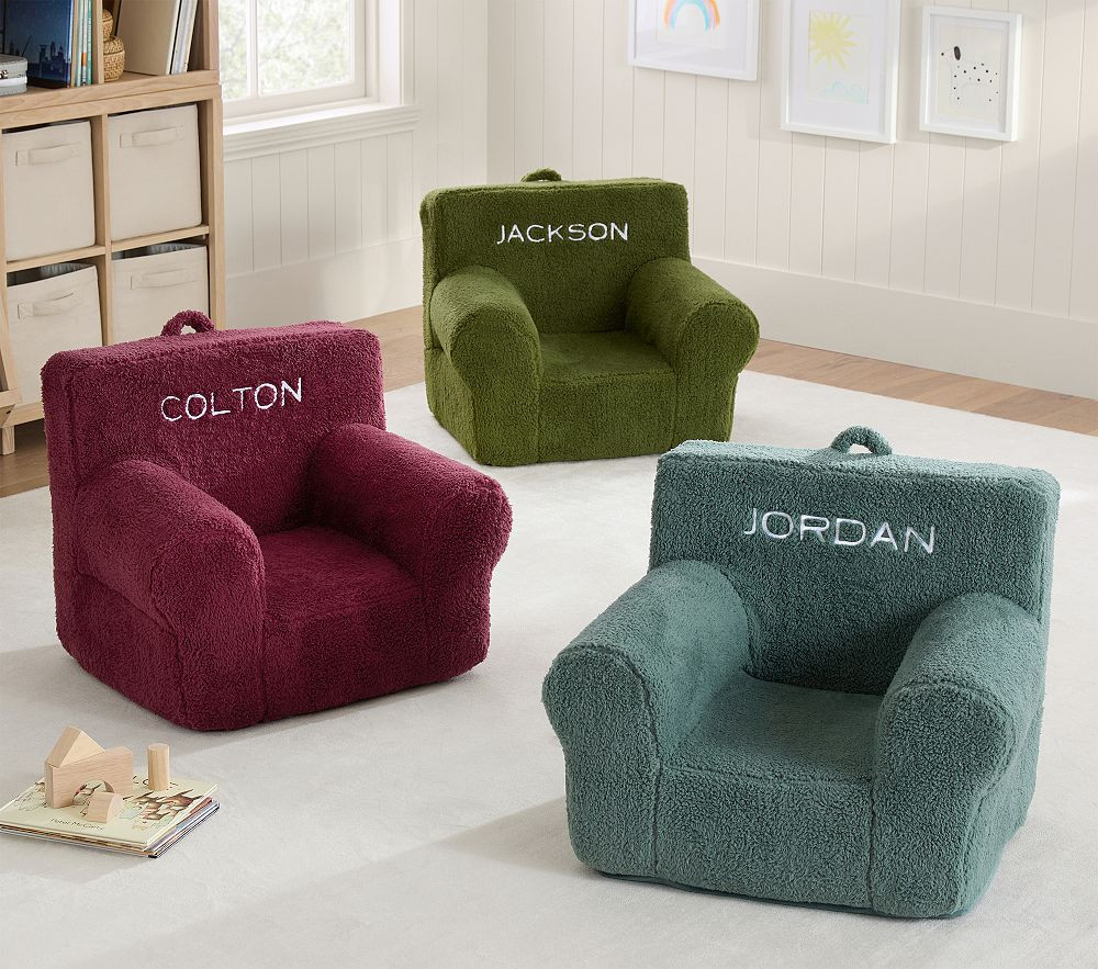 Anywhere Chair®, Cozy Sherpa Collection Slipcovers Only | Pottery Barn Kids