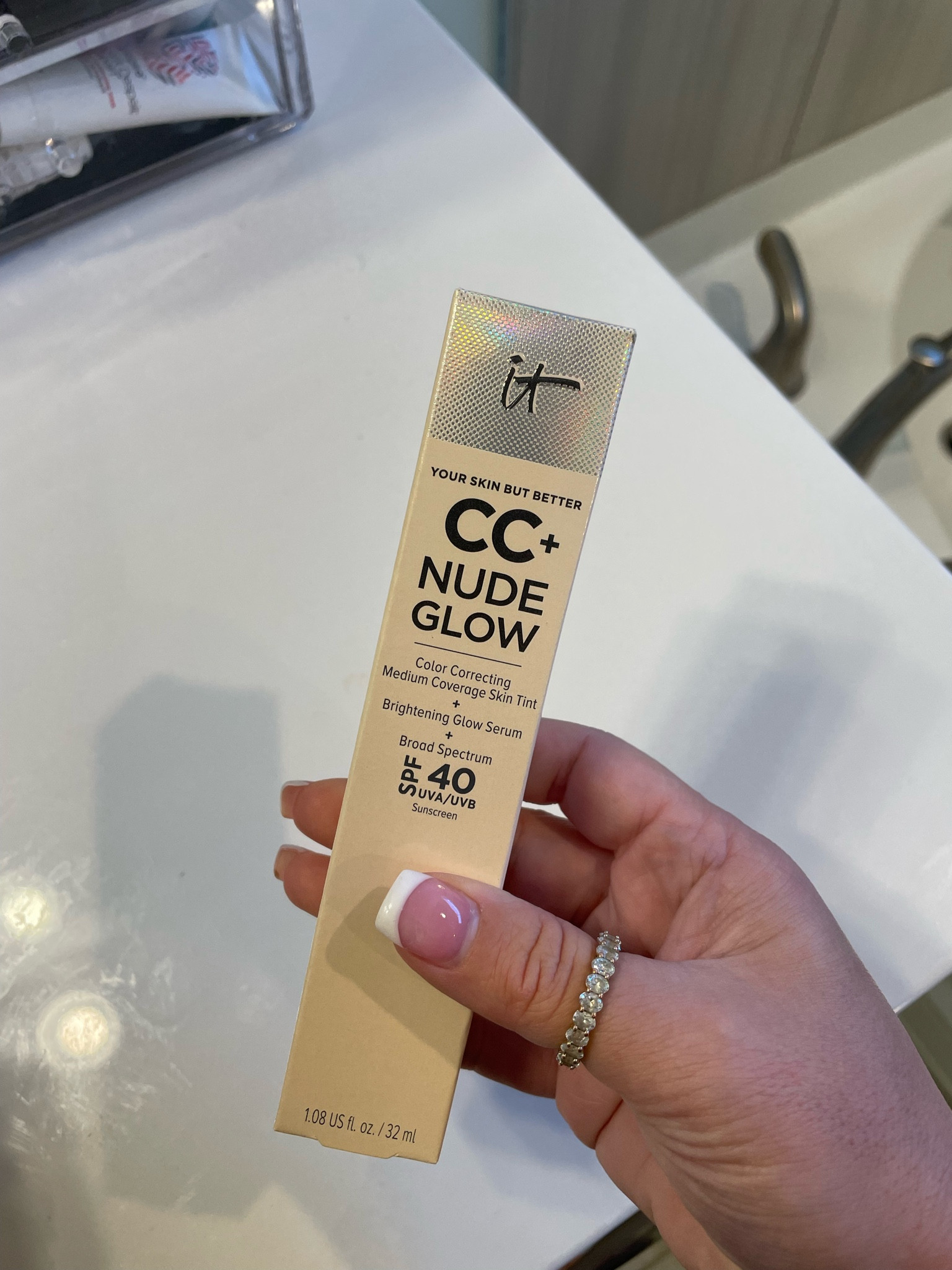 My absolute favorite! Not gate keeping this one. 

You’ll get the look of glowy skin instantly, and in just 4 weeks, this clinically tested** color-correcting foundation works to visibly brighten bare skin and improve skin texture, softness and uneven skin tone.

It’s also 30% off this week. Shop and spend $85 and receive a free gift too! 

#LTKsalealert #LTKbeauty #LTKCyberWeek