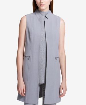 Calvin Klein Zip-Pocket Topper Vest | Macys (US)