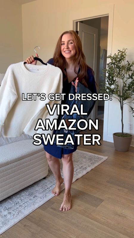 VIRAL amazon sweater!! It’s just as good as everyone says. Super soft and fits TTS!

Leggings sweater, amazon sweater, Levi’s, Levi 501, straight leg jeans, booties

#LTKHoliday #LTKCyberWeek #LTKfindsunder50