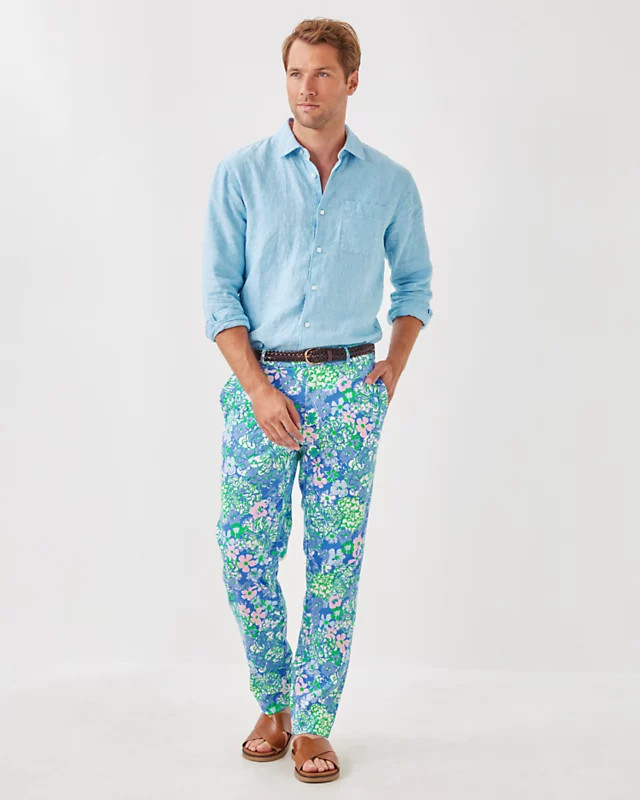 34" Men's Stuff Mizner Pant | Lilly Pulitzer | Lilly Pulitzer