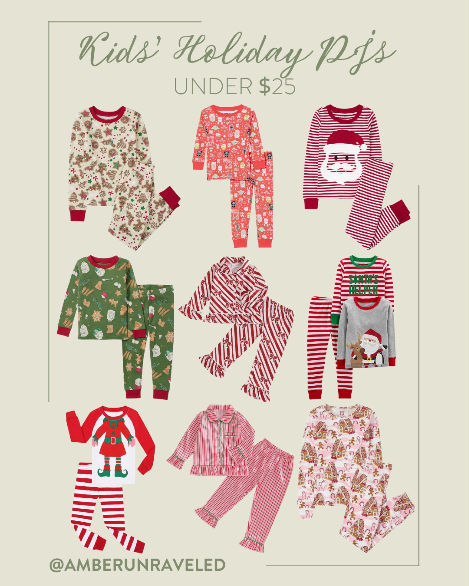 If you're looking for affordable holiday PJs for your kids that are as cute as a button, consider grabbing these under $25 from Amazon! Perfect timing for the coziest season to snuggle up with your kids. 
#comfyclothes #sleepwear #loungewear #amazonfashion

#LTKKids #LTKSeasonal #LTKFindsUnder50