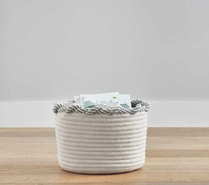 Twist Lock Wool Blend Basket | Pottery Barn Kids