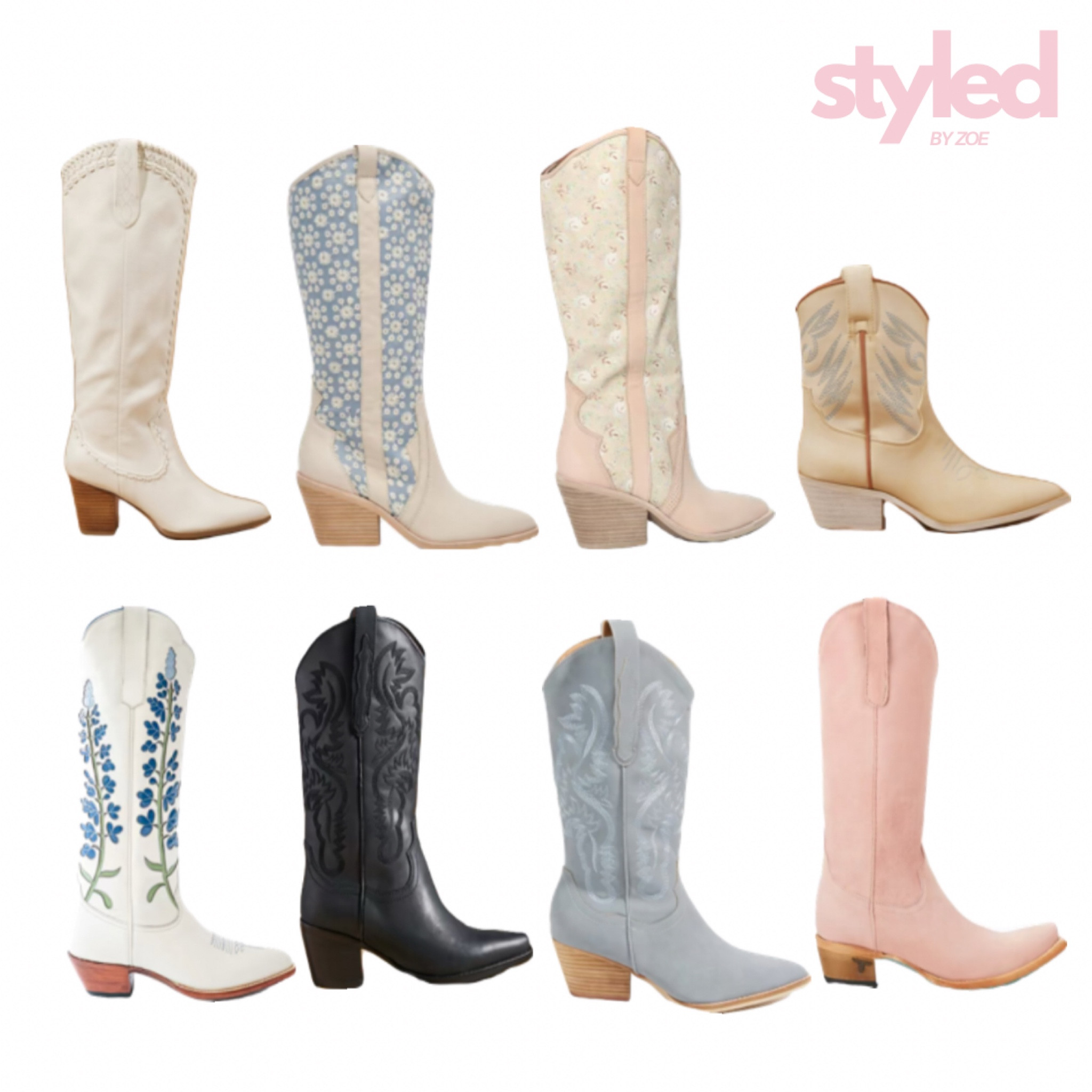 SHOE FINDS//BOOTS #styledbyzoeee #fashion #ootd #outfits #outfitstyle #outfitoftheday #cuteoutfit #outfitideas #outfitinspo #ootdfashion #virtualstylist #styletips #shoptlk #styleboards #westernwear #westernfashion #boots #booties #cowgirlboots #coastalcowgirl #cowgirl #westernboots #westernstyle #western #shoefinds #shoecrush #shoes #shoeinspo #shoeideas

#LTKshoecrush #LTKSpringSale #LTKsalealert