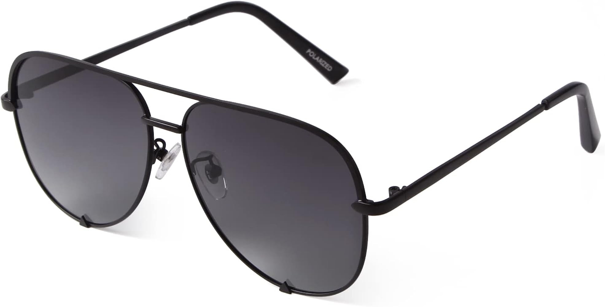 SORVINO Black Aviator Sunglasses for Women Classic Oversized Sun Glasses UV400 Protection | Amazon (US)