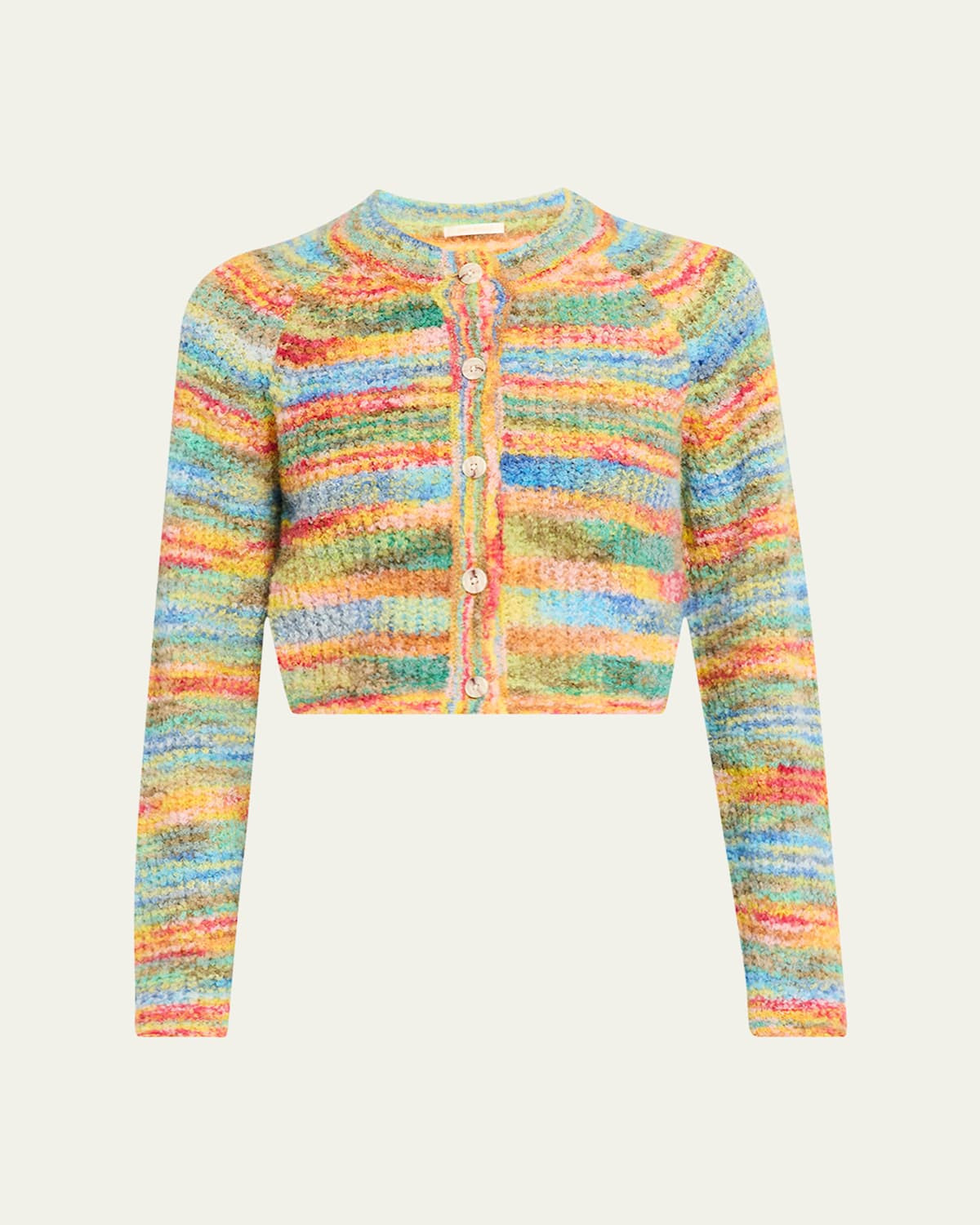 The Raglan Crop Alpaca Cardigan | Bergdorf Goodman