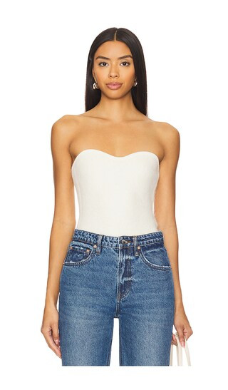 Guarly Bustier in Ecru | Revolve Clothing (Global)