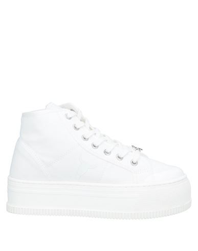 Windsor Smith Woman Sneakers White Size 9 Textile fibers | YOOX (US)