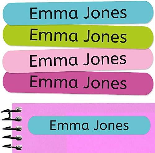 50 Labels to Mark Objects, 2.3 x 0.4 in. Stickers for Marking Books and School Supplies for kinde... | Amazon (US)