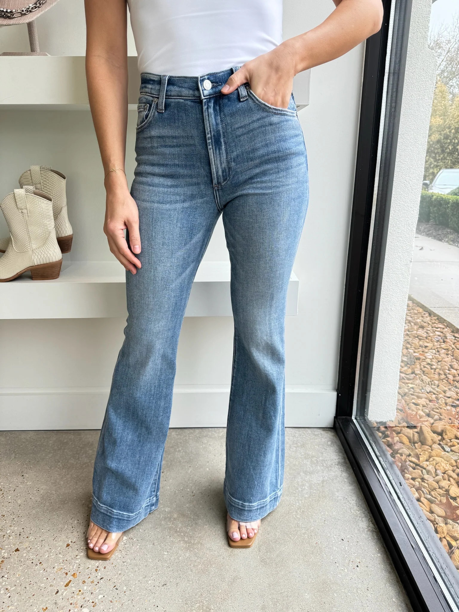 Paradise Kinsley Ultra Flare Pant | Amor lafayette