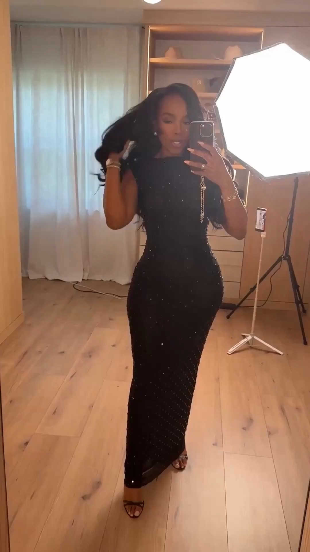 Scroll to shop!
A sleek black sparkle maxi made for a formal night out.



#LTKPetite

#LTKPetite #LTKootd #LTKgrwm