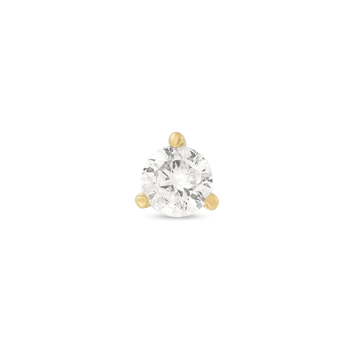 Small Diamond Stud | Stone & Strand