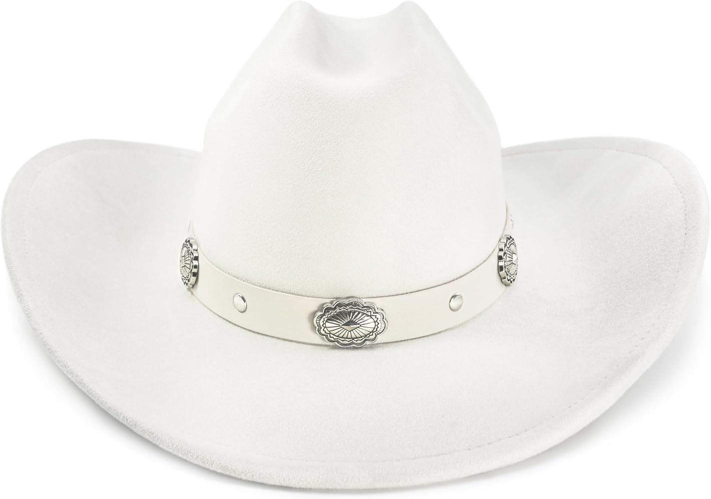 FLUFFY SENSE. Cowboy Hat for Women and Men with Shapeable Wide Brim - Felt Cattleman Western Hats... | Amazon (US)