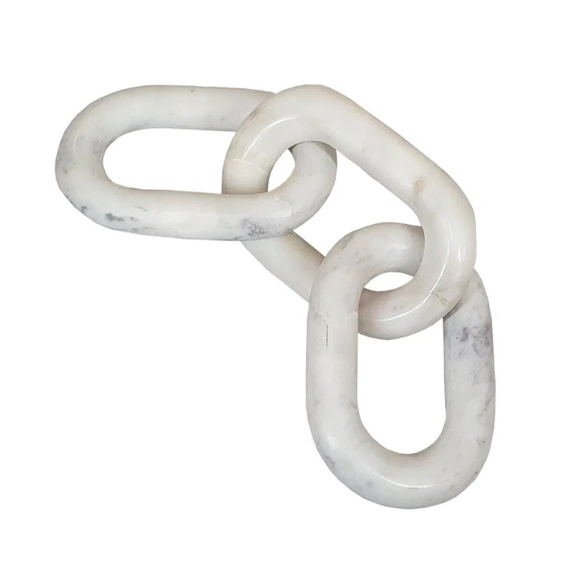 Avalea Marble Chain Sculpture | Wayfair Professional