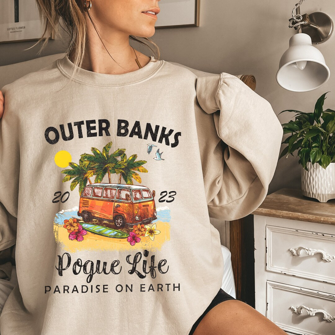 Outer Banks Pogue Life Shirt, Outer Banks Sweatshirt, Pogue Life Shirt, Outerbanks Hoodie, OBX Sw... | Etsy (US)