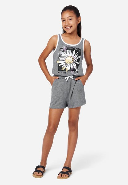 Graphic Ringer Romper | Justice