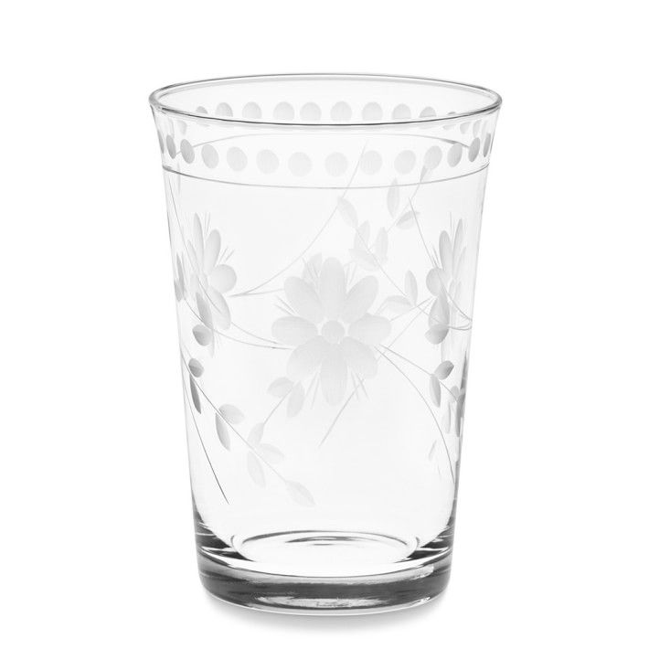 Vintage Etched Tumblers, Set of 4, Clear | Williams-Sonoma